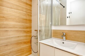 Shower - Apartment 'La Dune De Sable Pointe Du Bec' with Private Terrace and Wi-Fi (Pornichet)