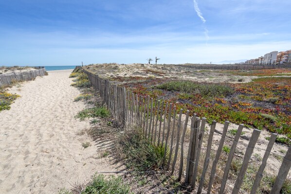 Una spiaggia nelle vicinanze