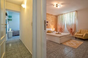 2 soveværelser, sengetøj