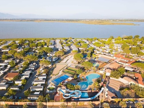 Mobile Home Soleia Mar Estang Siblu Village 4x A/C, 7 Guests, Private Parking, Beach Access