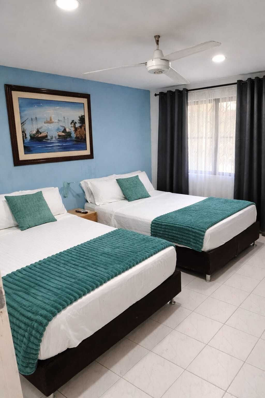 Phòng đôi hoặc 2 giường đơn dành cho gia đình | 1 phòng ngủ, truy cập Internet không dây miễn phí 