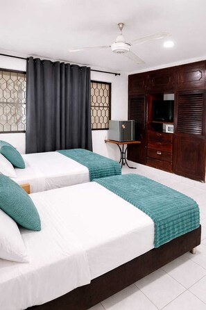 Phòng đôi hoặc 2 giường đơn dành cho gia đình | 1 phòng ngủ, truy cập Internet không dây miễn phí 