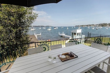 8 Seat outdoor table on balcony