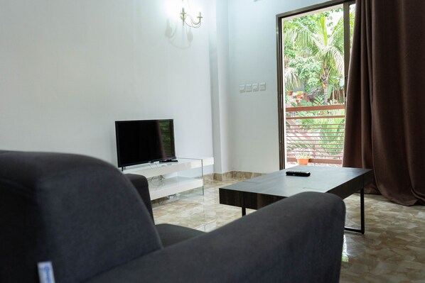 Living area - Le Single Serenity - Résidence Alpha (Kinshasa)