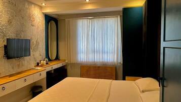 Habitación romántica | Ropa de cama de alta calidad, colchones Select Comfort, wifi gratis