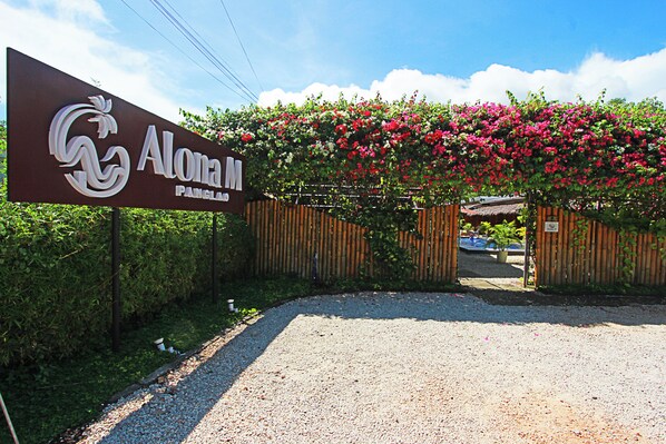 Façade de l’hébergement