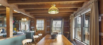 Custom Log Cabin w/ Long Range Views