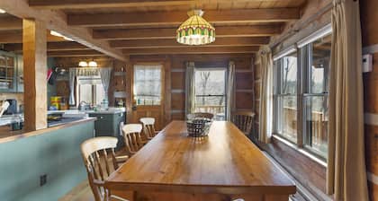 Custom Log Cabin w/ Long Range Views