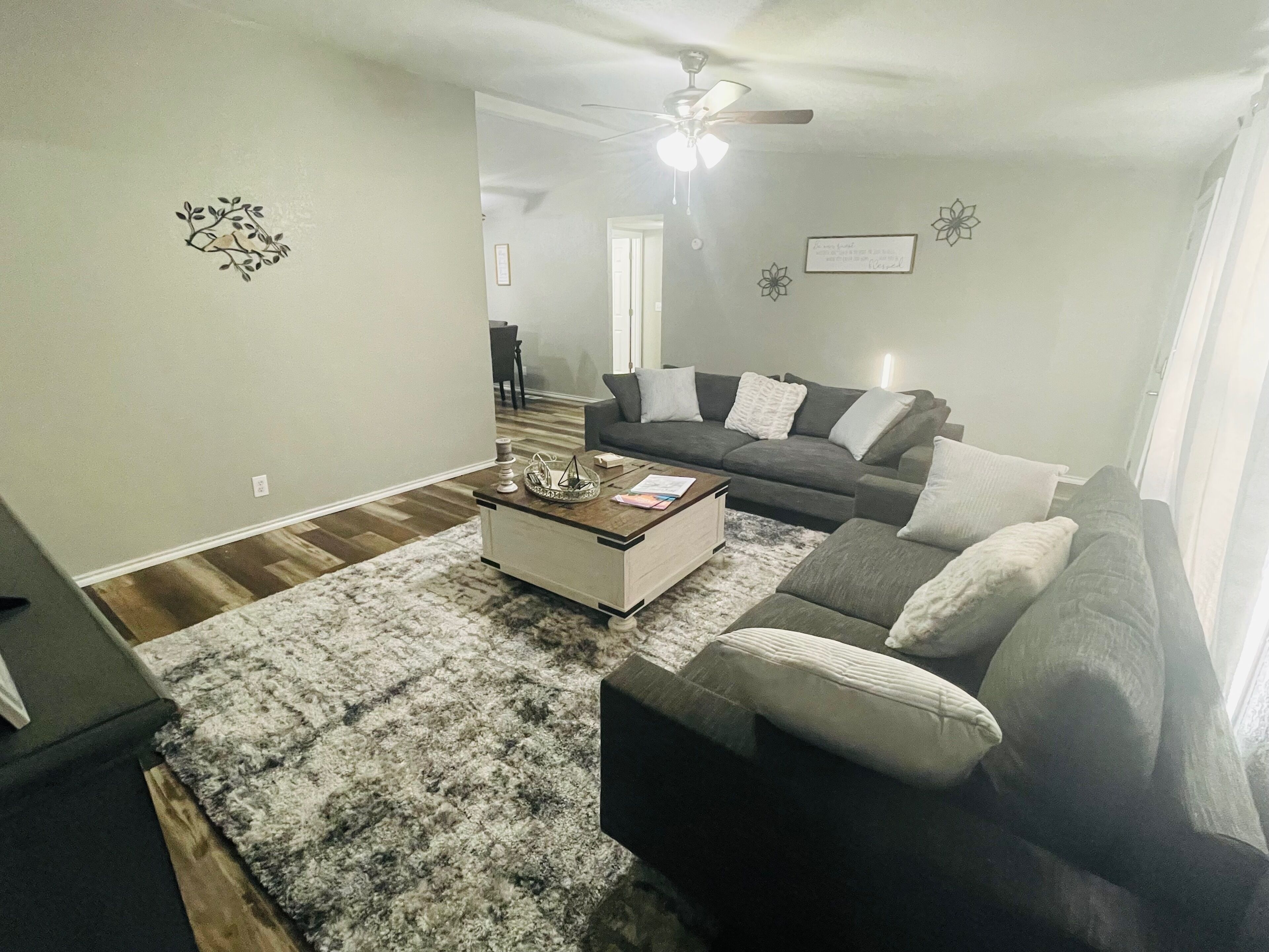 TV connectée, lecteur de DVD, livres, vidéothèque