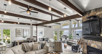 Direct Beach Access! Private Hot Tub! Central Garden City! Bear Lake Views From Almost Every Room!