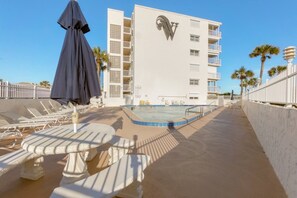 Et oppvarmet basseng