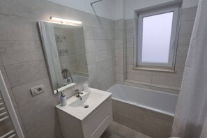 Hair dryer, towels