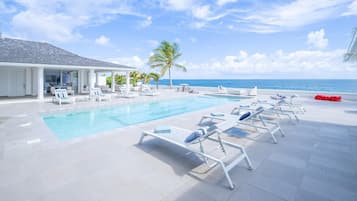 Een verwarmd zwembad