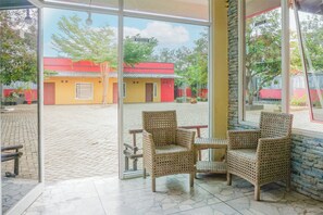 Zona de estar del vestíbulo
