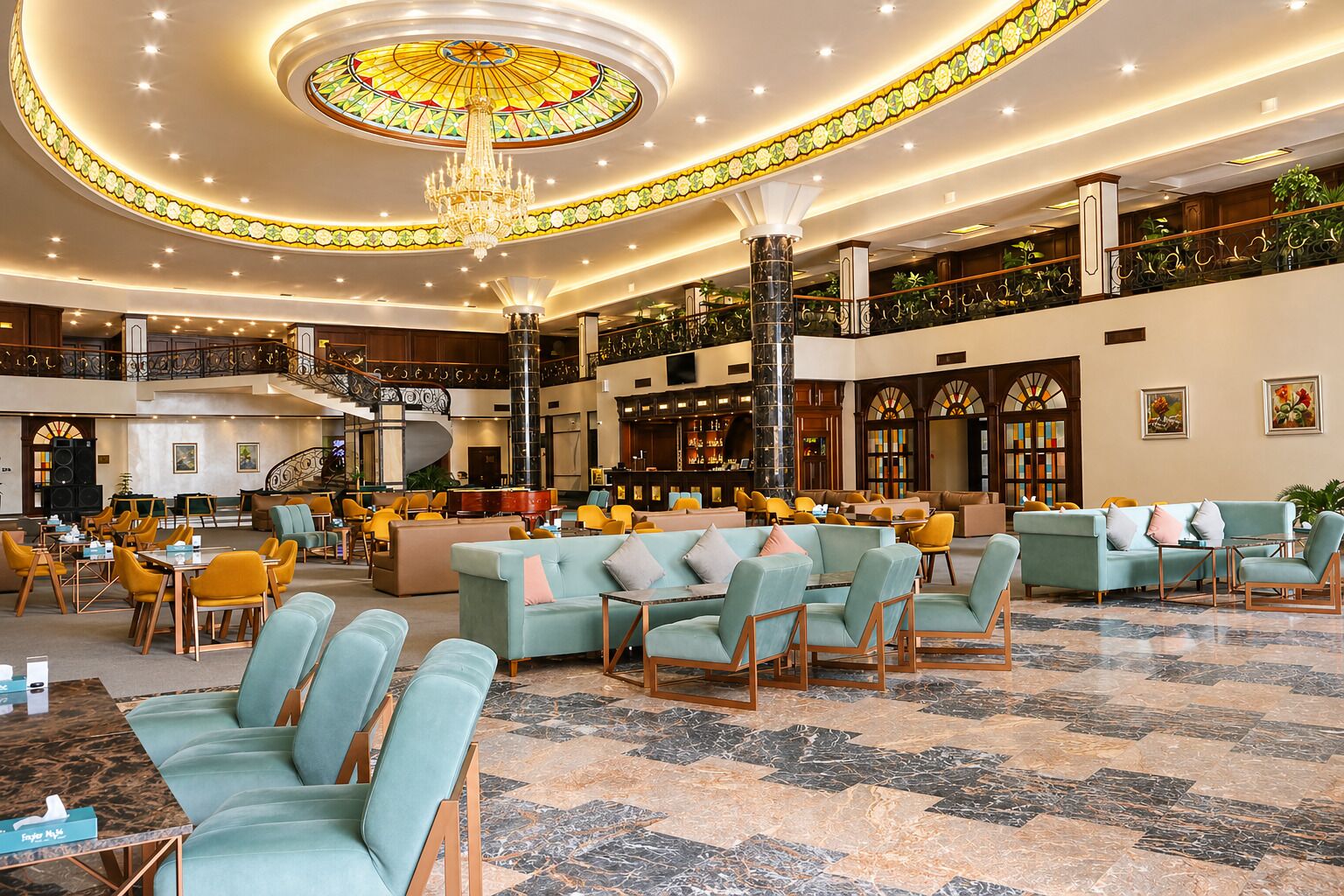 Sitzecke in der Lobby