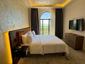 Senior Suite | Desk, blackout curtains, soundproofing, iron/ironing board - Eighty Eight Hotel and Spa (Tsaghkadzor)