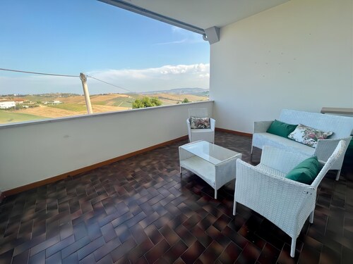 Rose garden in the hills