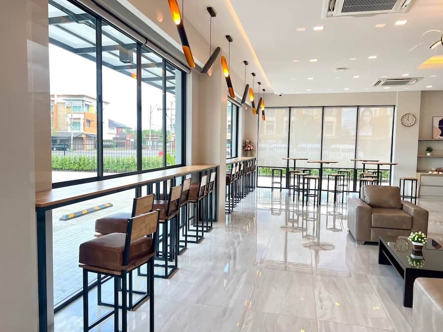 Sala de estar en el lobby