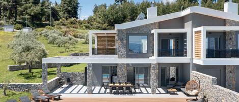 Fassade der Unterkunft