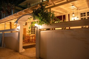 Majoituspaikan julkisivu