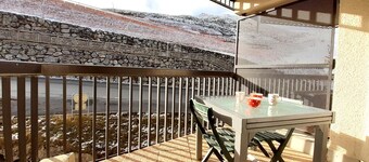 T2 6 Pax, balcony, equipped kitchen, ski locker, 1700m, Saint-Lary