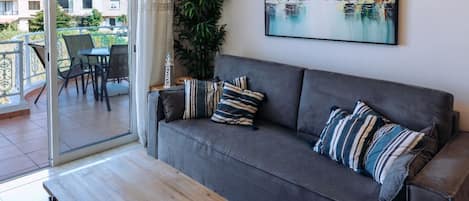 1 habitación, caja de seguridad en la habitación y cortinas blackout