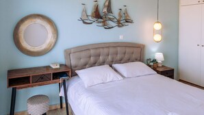Luxury Apartment | 1 bedroom, in-room safe, blackout drapes, iron/ironing board - Phaedrus Living Harmony Seaview Flat (Paphos)
