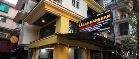 Façade de l’hébergement