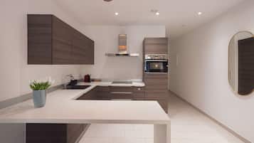 Appartement Premium, 1 chambre, non-fumeur, vue ville | Cuisine privée