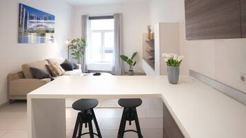 Appartement Premium, 1 chambre, non-fumeur, vue ville | Cuisine privée