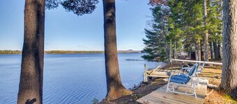 Cozy Chemo Pond Cabin w/ Dock & Waterfront Views