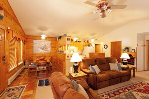 TV connectée, cheminée