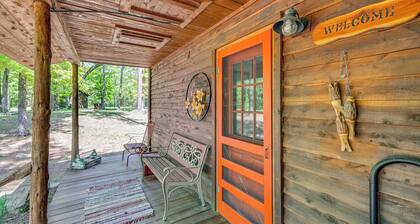 Cozy Oden Oasis w/ On-site Fishing Creek & Deck!