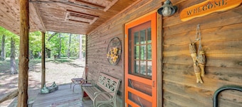 Cozy Oden Oasis w/ On-site Fishing Creek & Deck!
