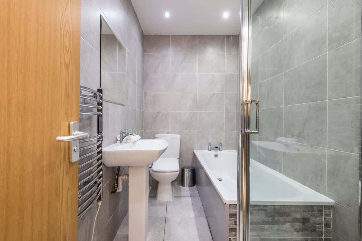 Shower, hair dryer