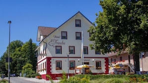 A two-story building with the sign "Hotel Traube" on the facade. - Hotel Garni Traube (Friedrichshafen)