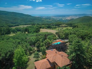 Land view from property - Tenuta De Paoli    (Chianni)