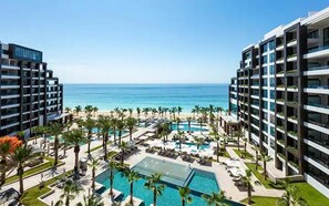 Piscina externa, piscina aquecida