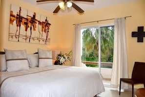 4 sovrum, värdeförvaringsskåp på rummet och strykjärn/strykbräda