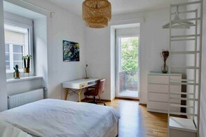 1 Schlafzimmer, Schreibtisch, Bügeleisen/Bügelbrett, WLAN