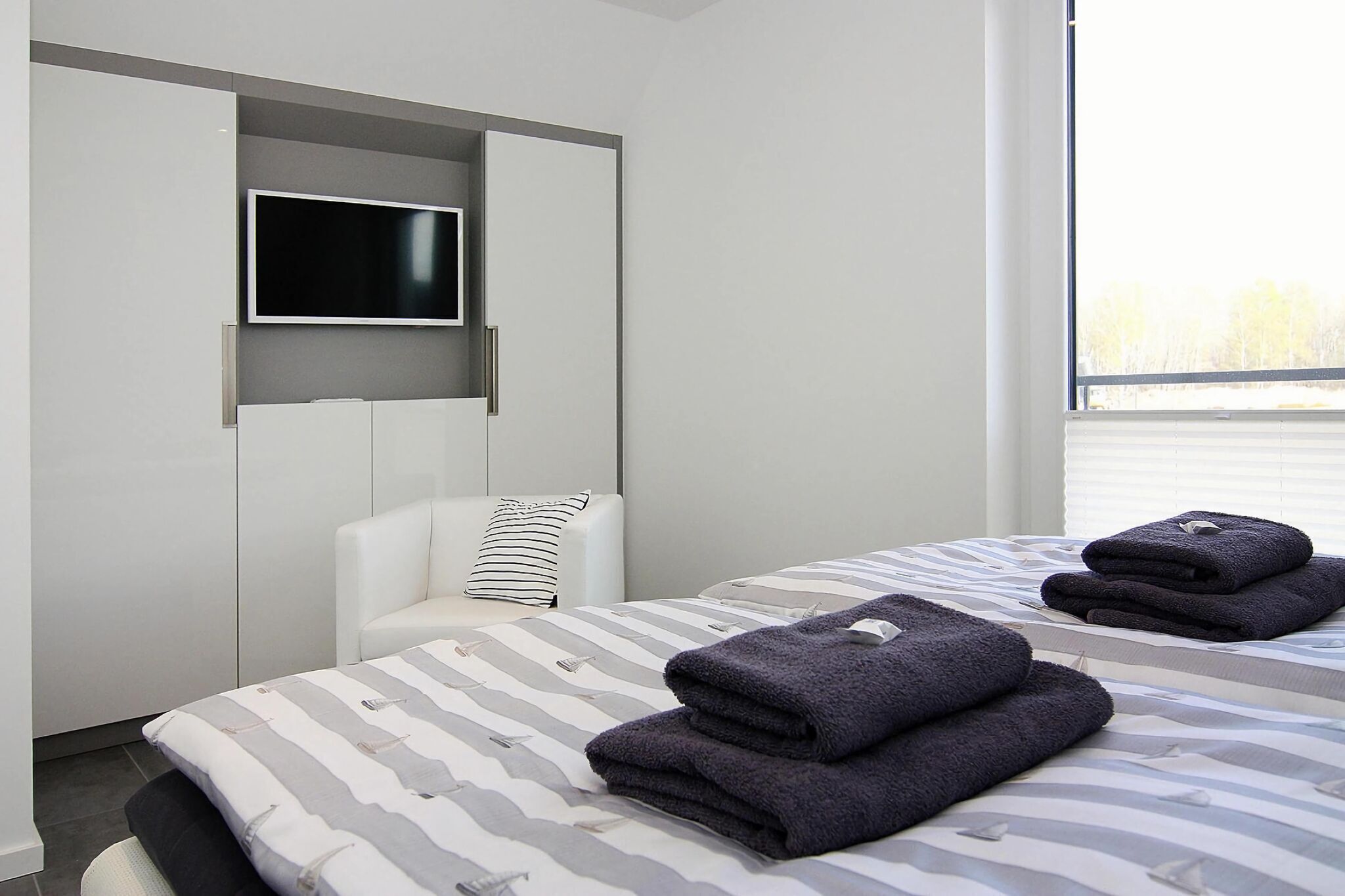 2 Schlafzimmer, Reisekinderbett, kostenloses WLAN