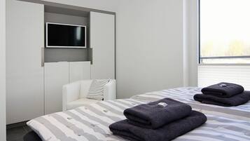 2 Schlafzimmer, Reisekinderbett, kostenloses WLAN