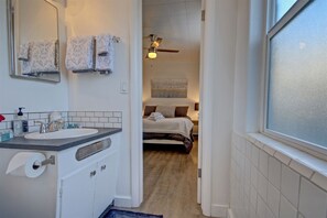 Hair dryer, towels