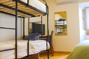 1 bedroom, travel crib, WiFi, bed sheets