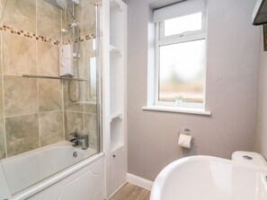 Een douche, een haardroger