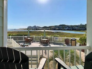 Terrace/patio - Sands Beach Club | Ocean & Pool View | Amenities! (Myrtle Beach)