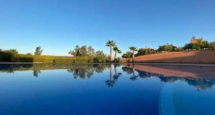 Villas Oumnas jardin, piscines