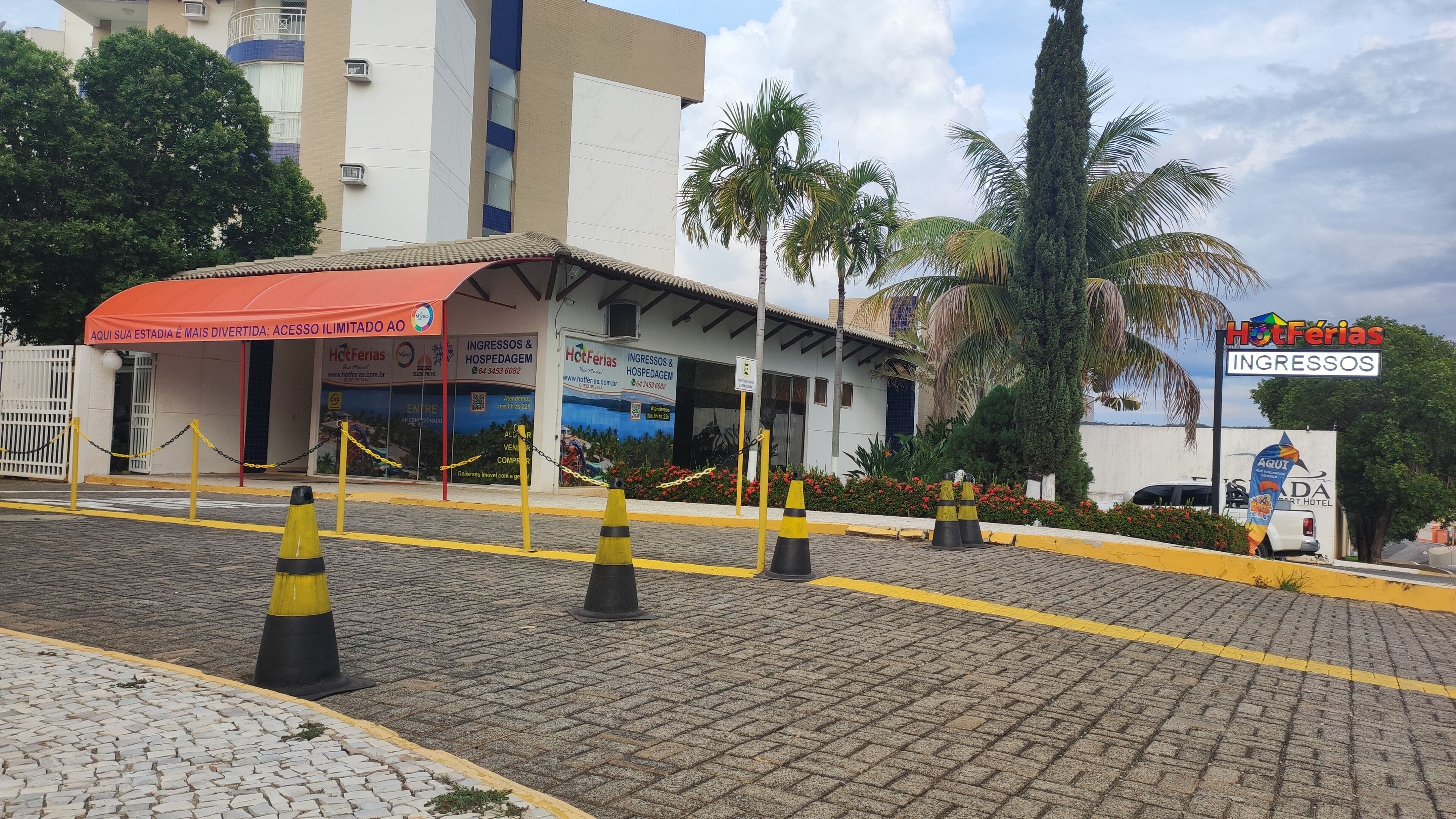 Voorkant van accommodatie