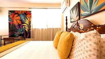 2 bedrooms, bed sheets
