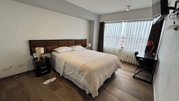 Apartamento Business | Sábanas de algodón egipcio y ropa de cama de alta calidad